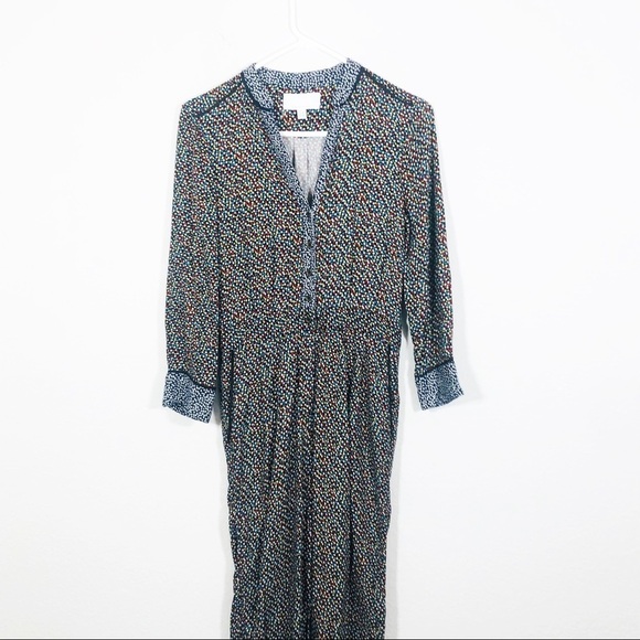 🔥MOVING SALE🔥 Anthropologie ETT TWA Christine Silken black jumpsuit - Picture 4 of 12